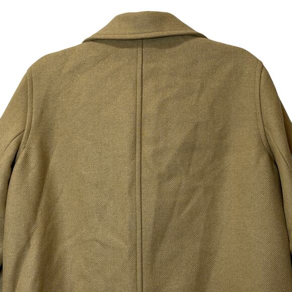 Everlane The Italian ReWool Overcoat Double-Breasted Tan Women 8 NWT - Picture 8 of 13